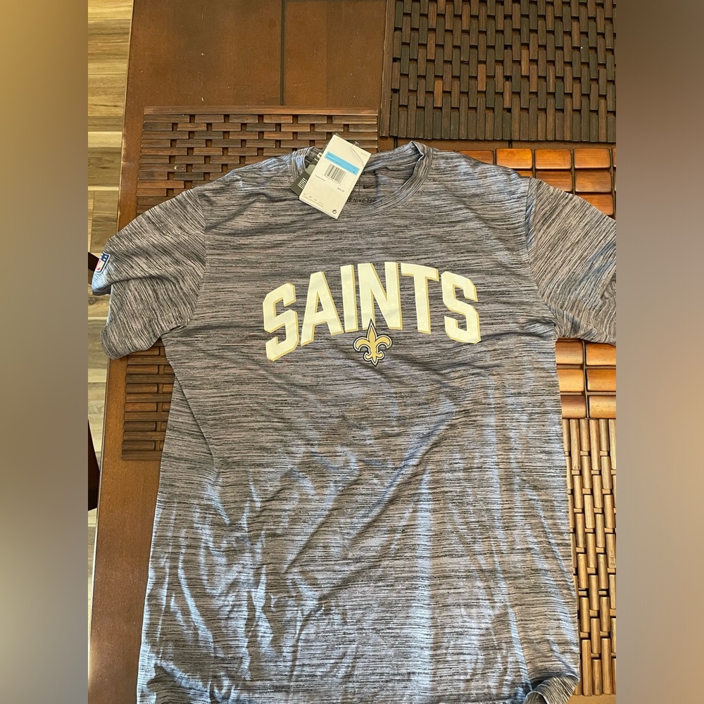 New Orleans Saints dry fit tee shirt